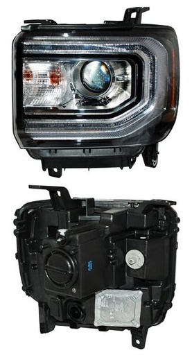 [20-9938-A0-1A] FARO GMC SIERRA 2016 AL 2018 FONFO CROM P/XENON IZQ TYC
