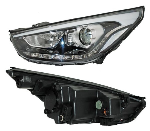 [FAHY-IX15-LEL2] FARO HYUNDAI IX35 2015/ TUCSON 2010 AL 2015 ELECT AMER LEDS IZQ CN+