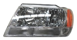 [JEGRA99FARTYBCL] FARO JEEP GRAND CHEROKEE 99-04 FONDO CROM C/CUARTO BCO IZQ TYC (4652)