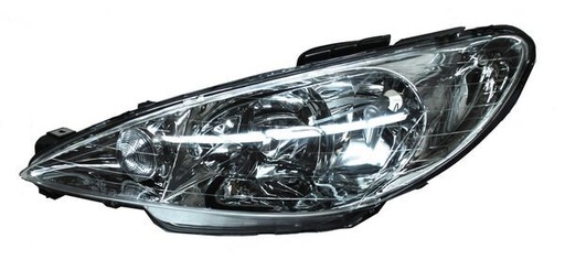 [FAPE-2001-2ASC2] FARO PEUGEOT 206 2001 AL 2009 LISO DOBLE AS IZQ CNO