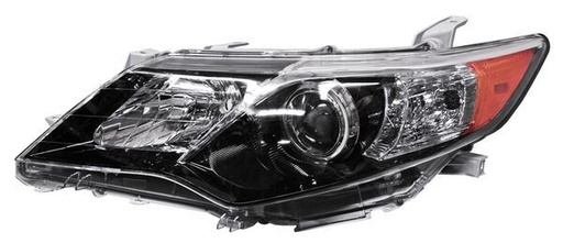 [FATO-CA12-ONAMUP2] FARO TOYOTA CAMRY 2012 AL 2014 AMER C/LUPA FONDO NEG IZQ *EX+