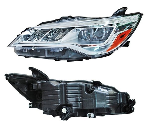[20-9612-00-1N] FARO TOYOTA CAMRY 2015 AL 2017 FONDO CROM LEDS IZQ TYC