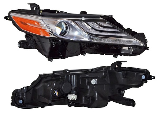 [20-9995-00-1N] FARO TOYOTA CAMRY 2018 AL 2019 XLE LEDS DER TYC