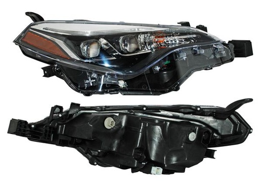 [20-9883-00-1N] FARO TOYOTA COROLLA 2017 AL 2019 SE LEDS DER TYC
