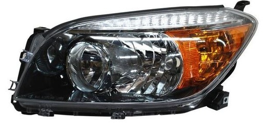 [FATO-RA06-ON2] FARO TOYOTA RAV4 2006 AL 2008 FONDO NEG IZQ TYC *G