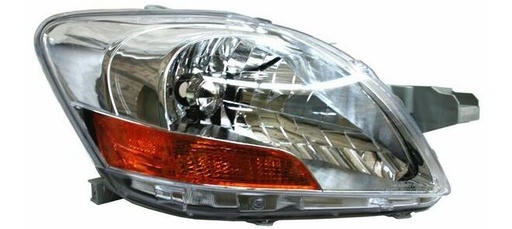 [FATO-YA06-4POCUS1] FARO TOYOTA YARIS 2006 AL 2015 4 PTAS FONDO CROM DER USADO CN+