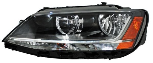 [20-9990-00-1N] FARO VOLKSWAGEN JETTA BICENTENARIO 2010 AL 2018 LEDS IZQ TYC