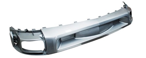 [FACH-PU12-PL73] FASCIA CHEVROLET PICK UP 2012 AL 2013 PLATA S/HOYO P/FARO AUX INF DEL