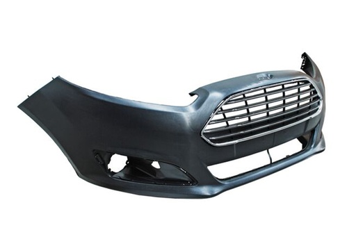 [FAFO-FI13-EUCP63] FASCIA FORD FIESTA 2013 AL 2016 C/PARRILLA SUP CROM EURO DEL