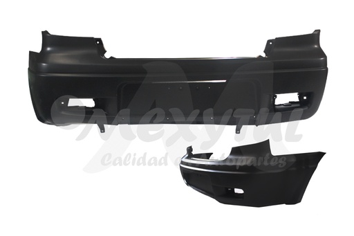 [MIOUT03FASHGPCT] FASCIA (DEFENSA) MITSUBISHI OUTLANDER DE 2003 AL 2005 P/CUARTO TRAS (133288) EX+