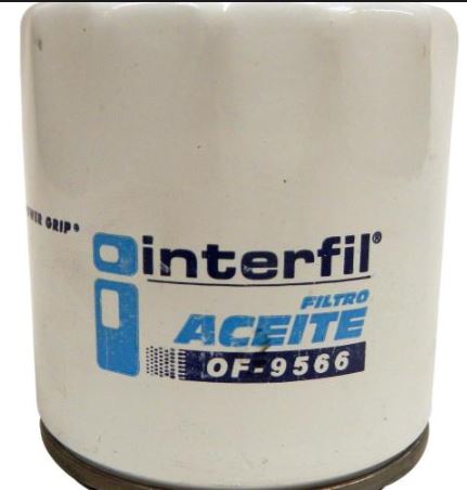 [FOECO10FILAC] FILTRO ACEITE FORD ECOSPORT DE 2010 AL 2011 L4 2.0 2.3 INTERFIL COD. OF-9566(111892)