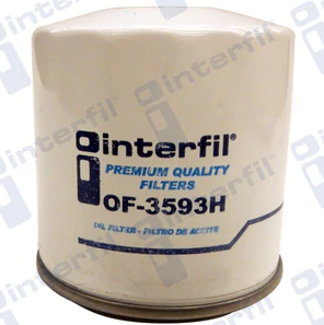 [OF-3593H] FILTRO ACEITE DODGE ATTITUDE DE 2007 AL 2011 L4 1.4 INTERFIL COD OF-3593H