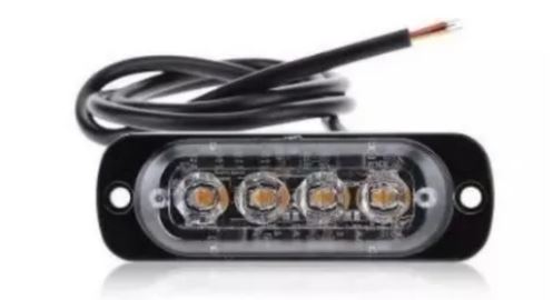 [FLAEM4LESRJ] FLASH EMERGENCIA 4 LEDS ROJO C/ESTROBO 1 PZA COD. FDC5292200