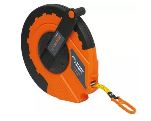 [PRFLECAPL50M] FLEXOMETRO CARCASA PLASTICA 50 M METALICA TRUPER COD. 12640 TP50ME(135649)