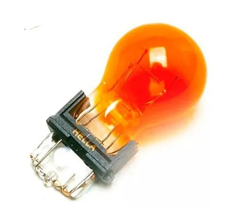 [7501748670973] FOCO 3157NA 12V 27/7W çMBAR 2 POLOS PATA PLANA HELLA 1 PZA (113459)