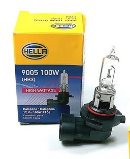 [7501748638614] FOCO 9005 (HB3) 12V 100W P20d HIGH WATTAGE HALÓGENO HELLA 1 PZA