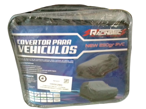 [IMC2000300] FUNDA AUTOMOVIL AFELPADA COSTURA NARANJA C/CIERRE GRANDE