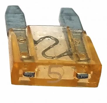 [SMFUSS5VAM] FUSIBLE CLAVIJA MINI 5 A AMARILLO(