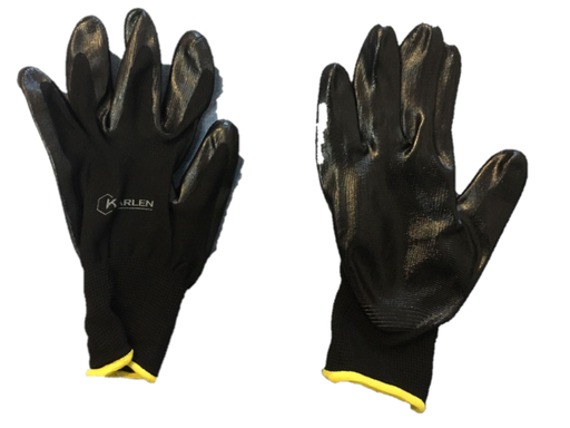 [14GUANTE070CH] GUANTES RECUBIERTOS DE NITRILO MED KARLEN PAR