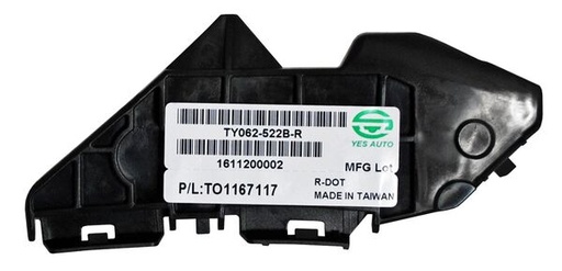 [TOCOR09GUFITL] GUIA FASCIA (DEFENSA) TOYOTA COROLLA 09-13 INF TRAS DER TW