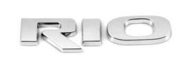 [KIRI13INLET] INSIGNIA ORIGINAL LETRAS KIA RIO DE 2013 AL 2020 