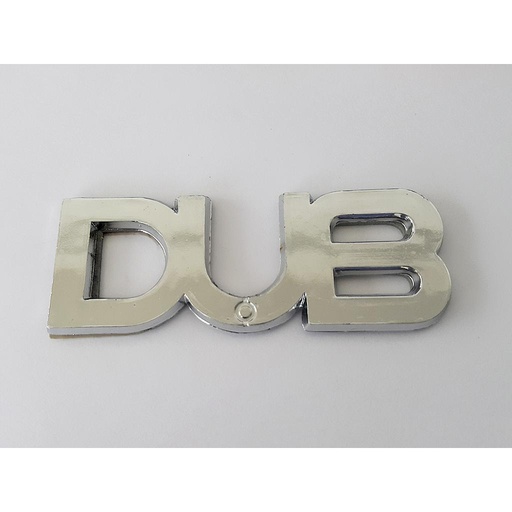 [DUDECINGDLE] INSIGNIA ORIGINAL DECORATIVO DUB GDE LETRAS ( L-146)