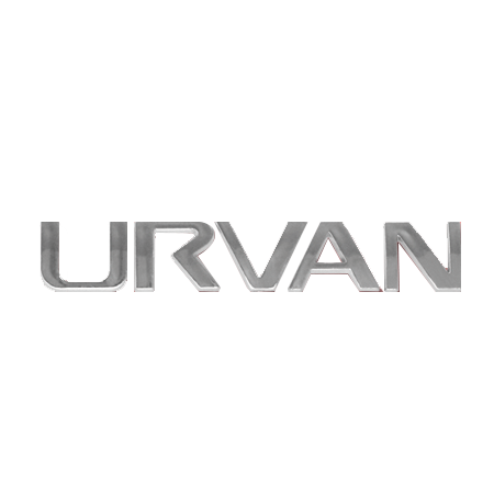 [NIURV02INSLECR] INSIGNIA ORIGINAL NISSAN URVAN DE 2002 AL 2012 LETRAS CROMDAS