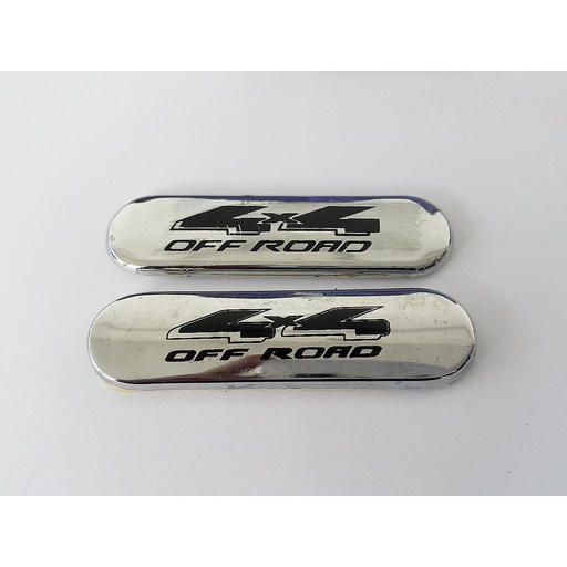 [4XPLAINDELE] INSIGNIA ORIGINAL PLACA 4X4 DECORATIVO LETRAS ( L-258)