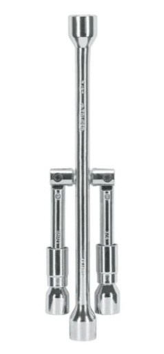 [17501206643] LLAVE DE CRUZ P/AUTO PLEGABLE 14" TRUPER 1 PZA COD. 15484