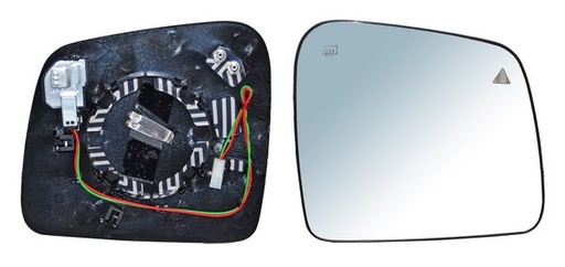 [530961203] LUNA ESPEJO JEEP GRAND CHEROKEE / DURANGO 11-20 C/DESEMP C/SENSOR PUNTO CIEGO DER