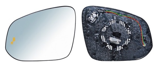 [530997205] LUNA ESPEJO TOYOTA HIGHLANDER 14-19 C/DESEMP C/SENSOR PUNTO CIEGO IZQ