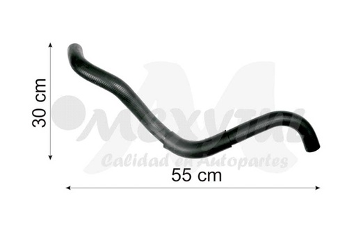 [UMAR5080] MANGUERA RADIADOR DODGE ATOS DE 2000 AL 2007 INF COD. 5080 CH11002 (132778)