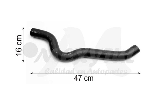 [UMAR3164] MANGUERA RADIADOR NISSAN QUEST SUP COD 3164 22028 (132764)