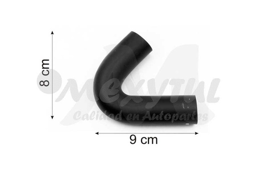 [UMAN3840] MANGUERA VOLKSWAGEN SEDAN TODOS 1.6L CODO RESPIR. COD. 3840 CH221003 (132735)