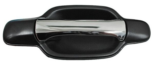 [CHCO04MAEXNECRR] MANIJA EXT CHEVROLET COLORADO / CANYON DE 2004 AL 2012 S/HOYO P/LLAVE PLAST NEG/CROM DEL DER TW