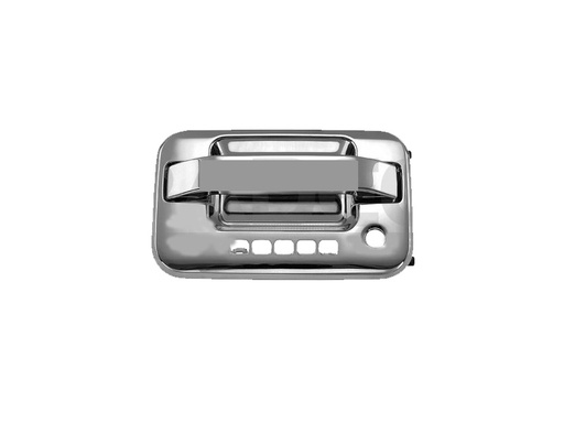 [FOPUL04MEXCRHDL] MANIJA EXT FORD PU LOBO DE 2004 AL 2012 C/HOYO P/LLAVE P/TECLADO CROM DEL IZQ (128040) *A