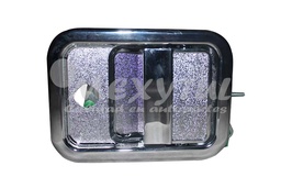 [FRCAM85MEXL] MANIJA EXT FREIGHTLINER CAMION 85-10 CROM HORIFICIO P/LLAVE 2.2 CM IZQ (13289) *A