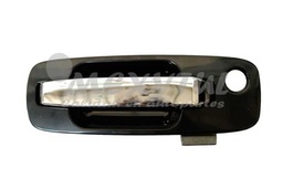 [NIXTR02MEXCRDR] MANIJA EXT NISSAN XTRAIL 02-07 C/HOYO P/LLAVE PLAST NEG/CROM DEL DER (6066)
