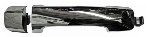 [TOTUN07MEXCRDR] MANIJA EXT TOYOTA TUNDRA DE 2007 AL 2013/ SEQUOIA LIMITED/ PLATINUM DE 2008 AL 2013 S/HOYO P/LLAVE PLAST CROM DEL DER/TRAS (12598)