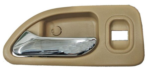 [HOACC94MAICRTL] MANIJA INT HONDA ACCORD DE 1994 AL 1997 PLAST CROM/BEIGE TRAS IZQ (119958) TW