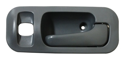 [HOCI92MAINCHECRTRR] MANIJA INT HONDA CIVIC 92-95 PLAST GRIS C/HOYO ELEV CRIST PLAST TRAS DER TW 