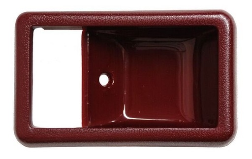 [TOPU84MARO] MANIJA INT TOYOTA PU DE 1984 AL 1988 PLAST ROJA BISEL IZQ/DER TW *R