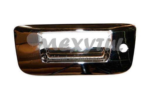 [CHPU07MATCRSB] MANIJA TAPA BATEA (CAJA) CHEVROLET PU/ GMC DE 2007 AL 2013 PLAST CROM C/HOYO P/LLAVE BISEL (12916) AE TW