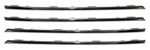 [VOAM11MOPAJG] MOLDURA PARRILLA VOLKSWAGEN AMAROK DE 2011 AL 2016 CROM JGO 4 PZAS TW