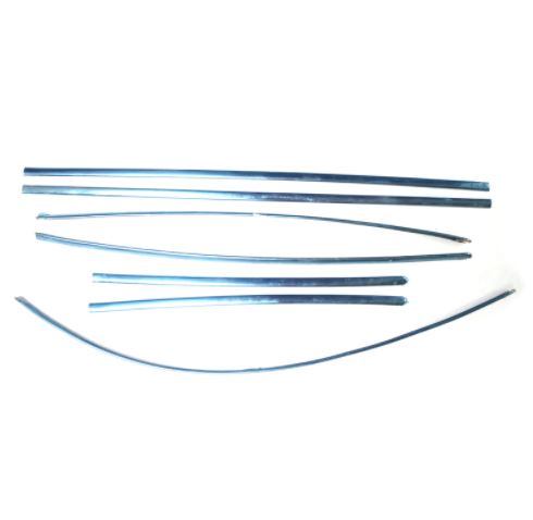 [VOSE73MOCRJGO] MOLDURAS VOLKSWAGEN DE 1973 AL 2004 SEDÁN CROM JGO