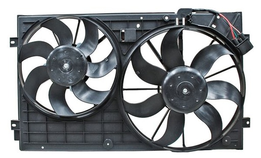 [VOBO05MOTV] MOTOVENTILADOR VOLKSWAGEN BORA 05-10/ PASSAT 06-15/ GOLF/ BEETLE 12-16 2.5L DOBLE COMPLETO TW