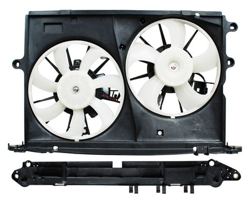 [TOCO09MO] MOTOVENTILADOR TOYOTA COROLLA / MATRIX DE 2009 AL 2013 L4/2.4L C/TOLVA P/AIRE COMPLETO SUP