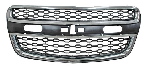 [PCCL13C] PARRILLA CHEVROLET COLORADO 13-15/ S10 16 NEG C/MOLD CROM TW