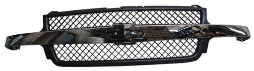 [CHHEA99PARCR] PARRILLA CHEVROLET HEAVY DUTY DE 1999 AL 2003 3.5 TON C/MOLD CROM (9103) TW
