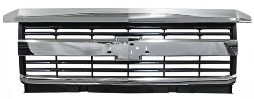 [CHPU15PA] PARRILLA CHEVROLET PU 2500/3500 DE 2015 AL 2017 CROM LINEAS NEG TW